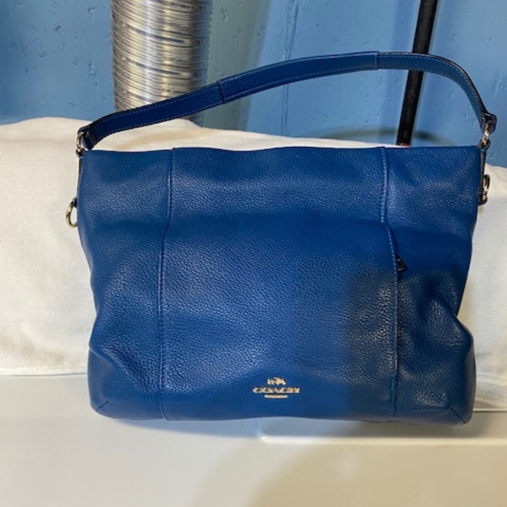 Coach Blue Hobo Bag
